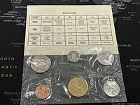 1993 Canadian Proof-Like coin set in sealed original packaging with specifications sheet