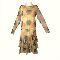 Front view of full dress on mannequin