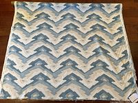 Full width of Deco Mountain patterned fabric on roll