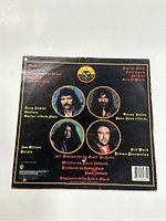 Back cover of Black Sabbath Born Again album showing band members and credits