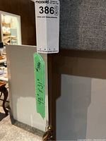 Green tape measurement reads 48" x 31" x 3" mounted on mirror edge