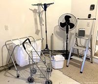 Overview of all items arranged together