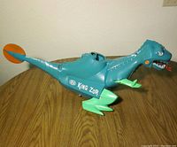 Full side angle showing overall size and condition, markings and tail propeller