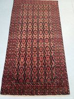 Full view of the rug laid flat on the floor