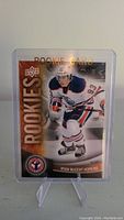 Front of Ryan Nugent-Hopkins rookie card showing player action and rookie card designation.