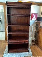 Front view of all sections with shelves open