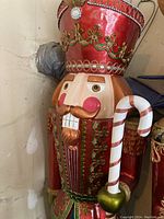 Full front view showing hat and upper body