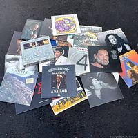 Overview of multiple vinyl LP covers laid out