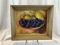 Framed painting front view