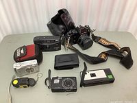 Overview of all cameras and accessories