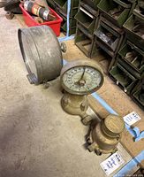 Overview of all three lot items together on floor