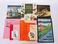 Overview of all educational books and workbooks for homeschooling including history, nature, language, and skills.