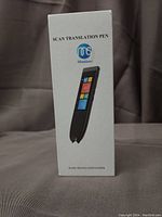 Front view of the Scan Translation Pen packaging box showing the product image and brand name Montion.