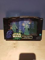 Front view of Star Wars Jedi Spirits figures in box showing the two spirit figures under clear window packaging with Star Wars branding.