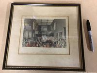 Full view of framed print showing entire artwork and frame edges.