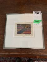 Framed watercolour on parchment titled Ranger Variation No. 2 by Blair Sharpe