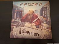 Full view of the Kansas Leftoverture album front cover showing the band name and album title.