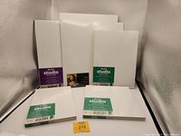 All 5 artist boards arranged to show size and packaging intact