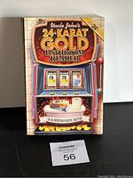 Front cover of the book featuring a slot machine graphic with gold and bathroom-themed symbols.