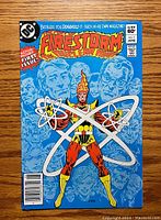 Front cover of The Fury Of Firestorm #1 comic book, showing Firestorm character and comic details.