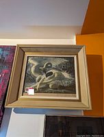 Framed Tretchikoff print showing the ballerina artwork and signature in the bottom right corner.