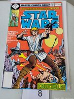 Front cover of Marvel Comics Star Wars issue #17 featuring Luke Skywalker and battle scene with various Star Wars elements.