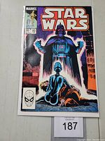 Front cover of Star Wars #80 vintage Marvel comic book showing Darth Vader cover art.