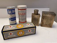 All five items grouped together on white surface