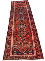 Full top view of runner on white background