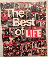 Front cover of The Best of LIFE 1973 paperback book showing a collage of LIFE magazine photographs and the large title text.