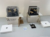 Two Star Wars Classic Series III collectible sets in boxes with display cases, certificates visible.