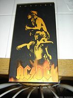 Front cover of the AC/DC Bonfire boxed set showing the artwork, band logo and title.