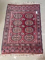 Full view of entire rug laid flat