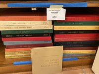 Stack of hardcover LP albums from Time Life, with visible titles and colorful spines.