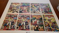 Nine Marvel Comics Secret Wars II issues laid out in two rows, showing cover artwork for each issue.