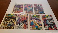 Lot of 7 X-Factor comic books laid out in two rows, showing front covers of each including issue 1 and Annual 4.