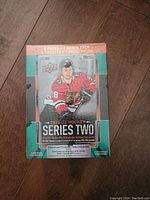 Front view of sealed Mega Box showing Conor Bedard artwork and branding.