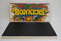 Photo of the vintage 1978 Bonkers board game box with colorful psychedelic text graphics on white background.