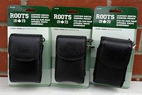 3 Roots digital camera pouches in original packaging, displayed front view showing product and brand labels.
