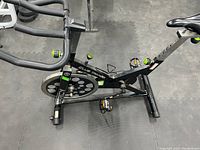 Side view of the Marcy Club Trainer stationary bike showing frame, seat, and handlebars