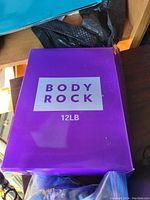 Purple box with Body Rock 12lb label