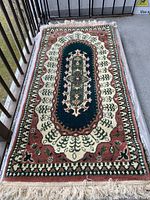Full view of the 24 x 48 inch small runner rug showing overall pattern and color palette