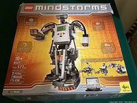 Sealed retail box for LEGO Mindstorms NXT set 8527 showing front artwork and piece count