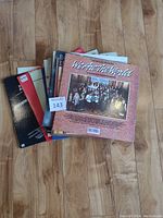 Stack of the 6 LP albums showing front covers