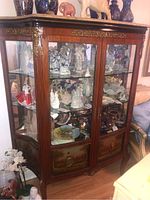 Full front view of cabinet with contents removed