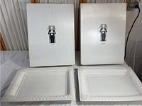 Two Lenox Butler's Pantry serving trays displayed with original boxes behind.