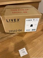 Box with Livex Lighting branding and product number 10102-04.