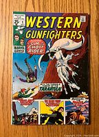 Front cover of Western Gunfighters #2 comic showing main artwork and titles, Marvel Comics branding, and comic price.