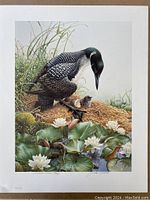 Clear, well-lit image of the lithograph showing the detailed artwork and signature.