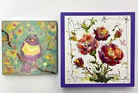 Both paintings together showing scale and detail.